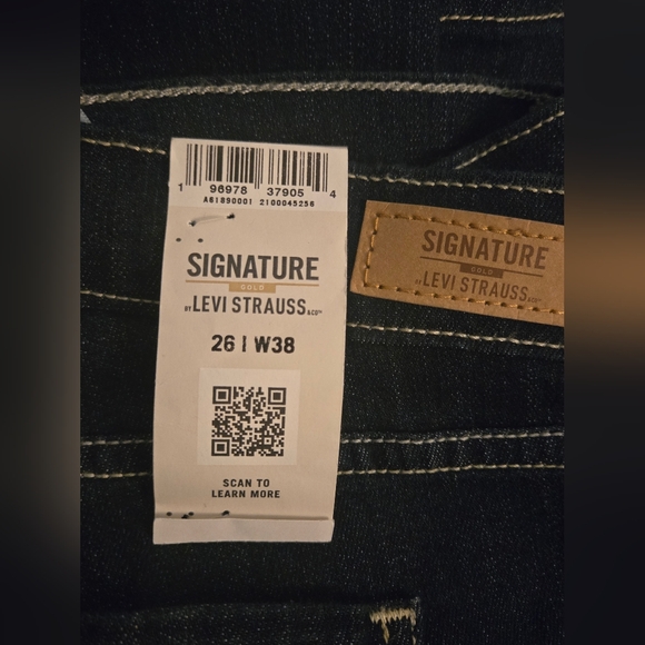 Levi Strauss Signature Gold Women's True Boot Jean Mid-Rise Stretch Denim 26 W38 - Picture 9 of 13